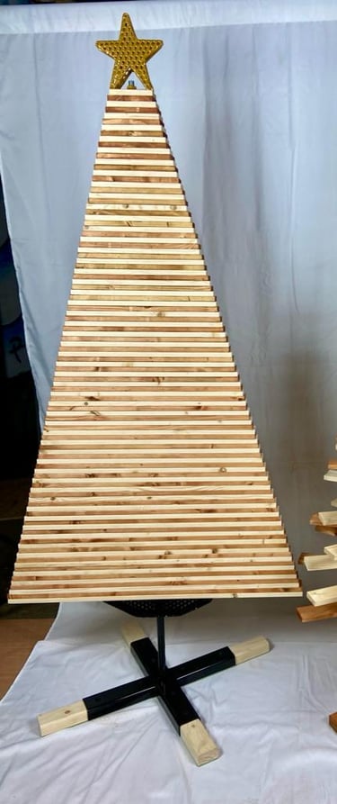 Sapin de Noel en bois 1