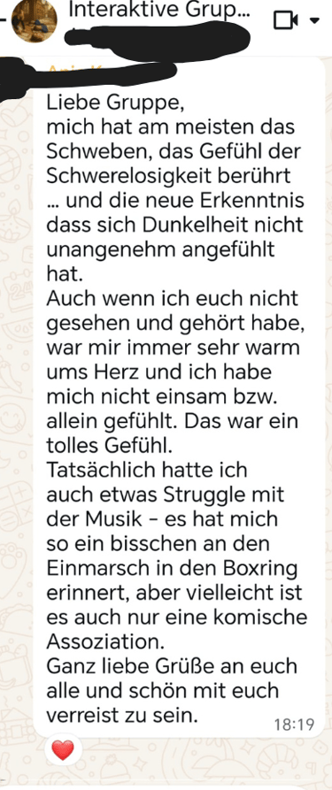 Feedback Gruppenreise