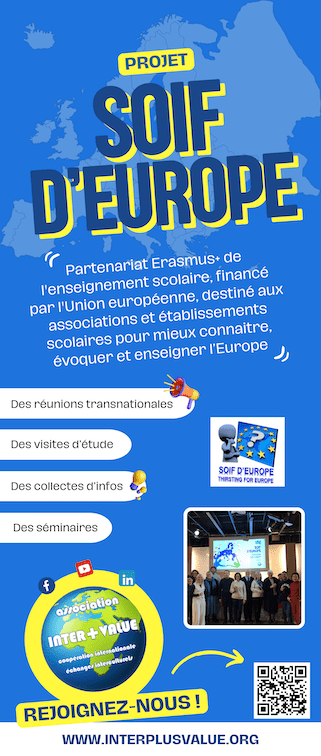 visual of the kakemono of the project Thirsting For Europe