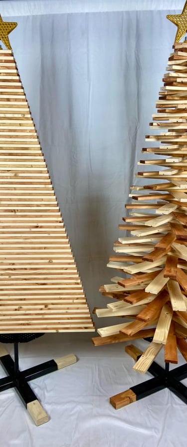 Sapin de Noel en bois 1