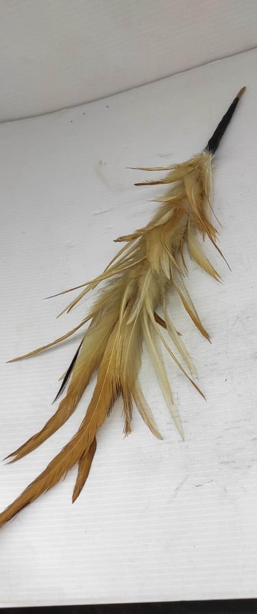 "Traditional tribal feather bunch for hair–vibrant handmade ethnic accessory-Meant for export"