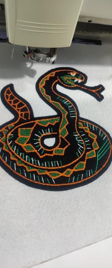 Custom Chenille Embroidery JACX