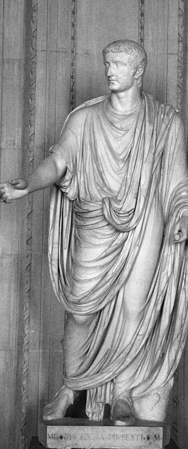 escultura emperador Tiberio