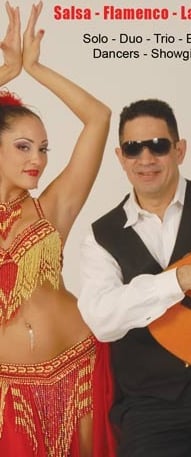 Salsa-Flamenco-Latin Dance Guitar Show at your special event