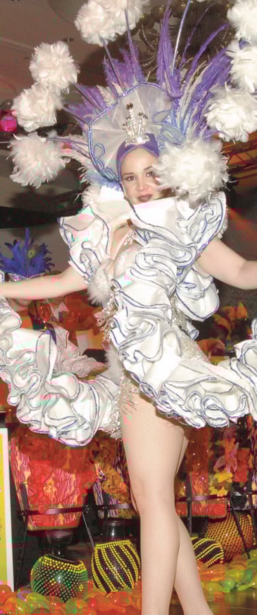 Our stunning dancers and elegant hostesses light up the stage with interactive performances