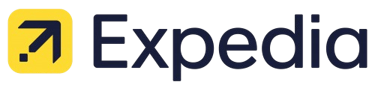 a yellow and black sign with the word end of the end of the sign ,expedia
