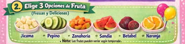 fruta opciones