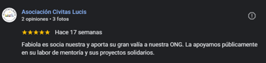 imagen opinión en google