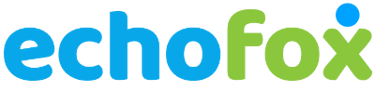 a logo for echofox