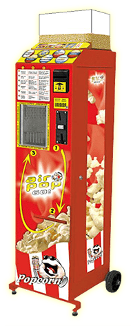 popcorn kiadó automata
