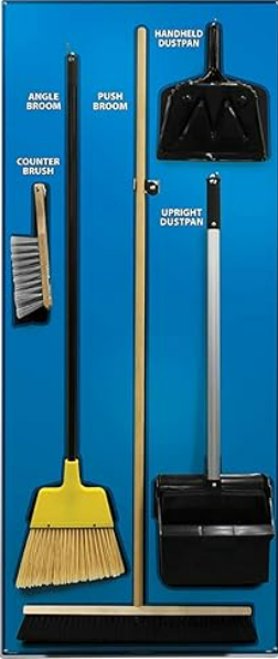 Cleaning station shadow board