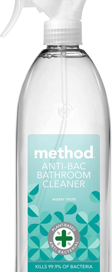 a bottle of cleaner with a spray bottle