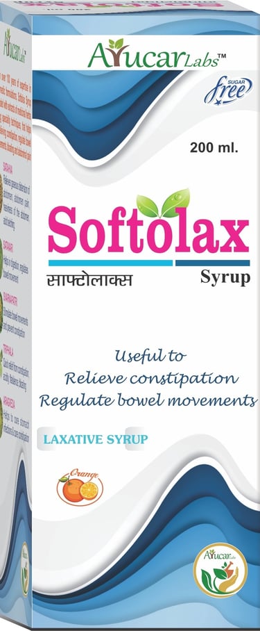 <alt text> laxative syrup, ayurvedic laxative, softolax, kayam churan