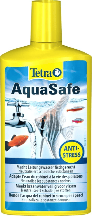 Tetra AquaSafe para Agua de Acuario Natural y Apta para Peces