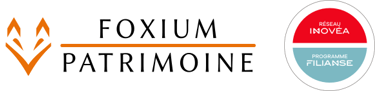 logo Foxium et macarons Inovéa