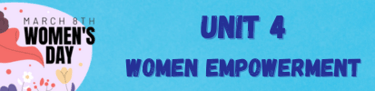  unit 4 2nd year bac women empowerment, english course, 2st year bac