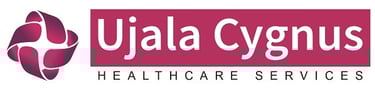 An image showing logo of ujala cygnus Hospital in Karnal