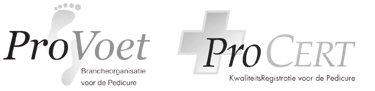 ProVoet en ProCert kwaliteitsregistraties voor professionele pedicures.