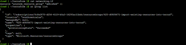Importing Azure Resource Groups into Terraform State