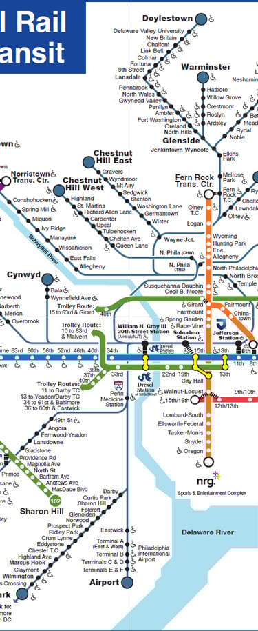 Philly Transit map
