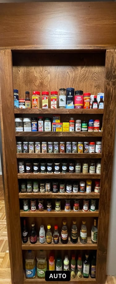 Custom Spice Rack