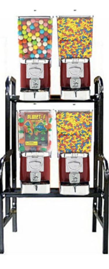 Bulk candy and gumball dispenser from Bill's Vending Solutions in Columbia, South Carolina