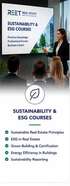 Real Estate Executive Training Sustainability and ESG Courses