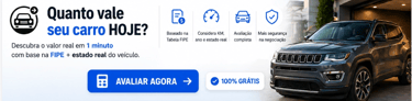 calculadora de valor de carro usado grátis baseada na FIPE