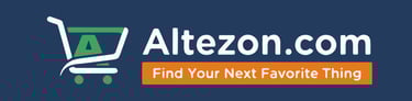 Altezon.com logo online store, find unique products