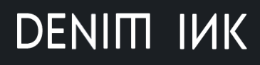 Denim Ink Lettering Logo