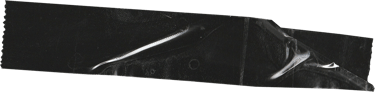 Stukje zwarte tape