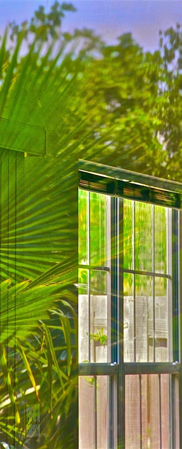 "Gartenfenster" © 2003 Heinz Lechner