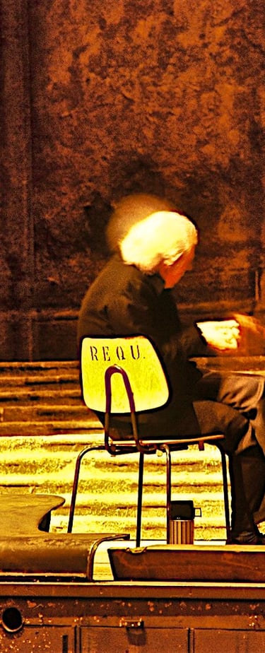 Giorgio Strehler and Plácido Domingo © 1984 Heinz Lechner