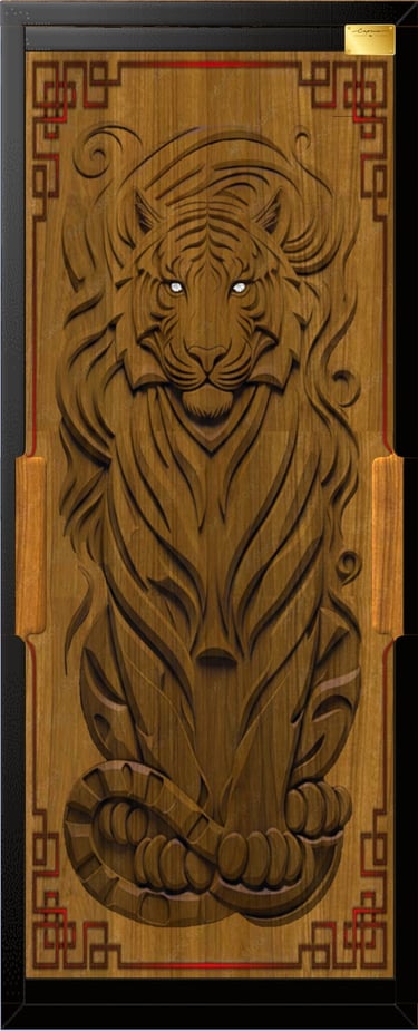 Luxury wooden door