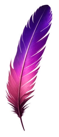 a purple feather feather feather feather feather feather feather feather feather feather feather
