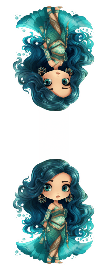 chibi bookmark printable