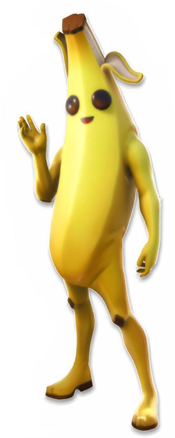 a banana peely character from the nintendo wii