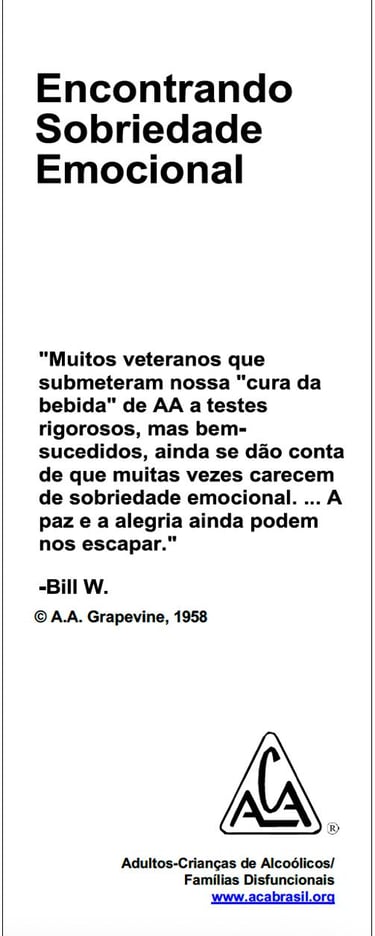 encontrando sobriedade emocional