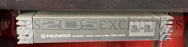 Amplificateur pioneer Car-Compo GM-41A 205 gti