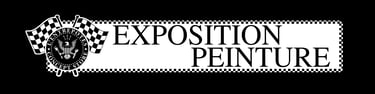Titre Exposition Peinture au style vintage pour les événements culturels de l'Entrepôt.
