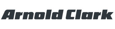 a black and white logo with the word arnold clark