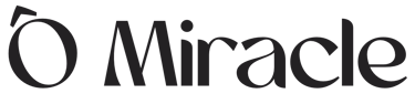 Typographie Ô Miracle traiteur Végétarien Végétal Végan