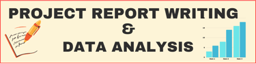 this image show how to write project report and data analysis 