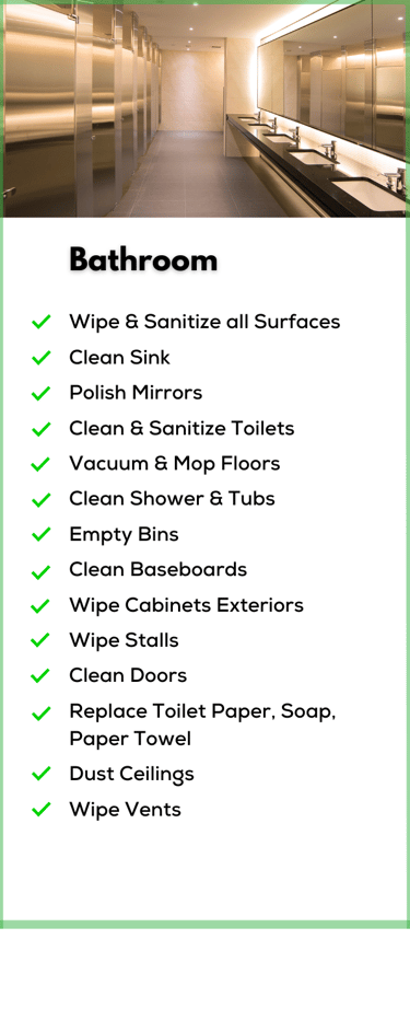 Bathroom cleaning for your business to keep your office clean