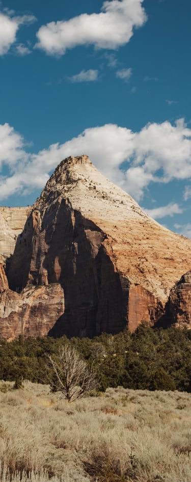 a mountain scene located in Utah