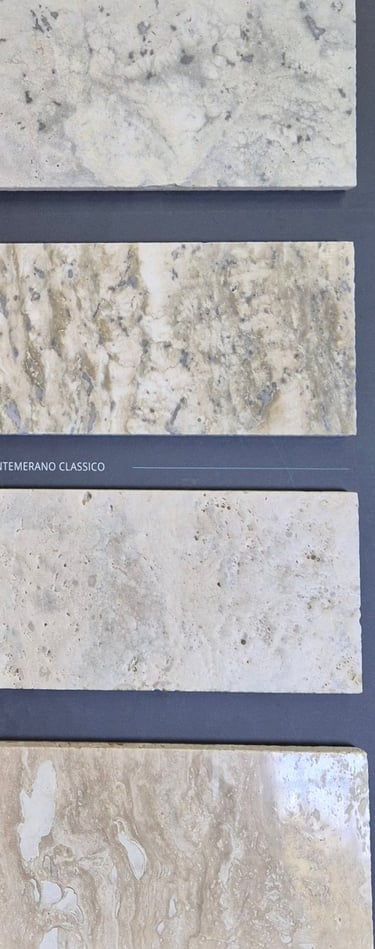 Trawertyn kolory kolor odcienie kolorystyka bianco, classico, silver, ivory, kremowy, navona, noce