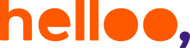 Logo da empres apoiadora do projeto, a "Helloo,"