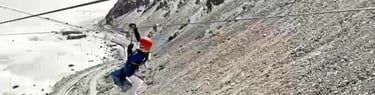 SAM Zipline desert Himalaya zipline World High Altitude Zipline