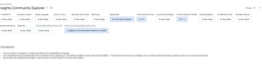 dashboard base filters