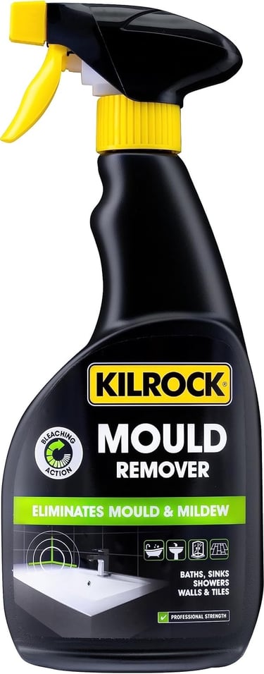 a spray bottle of killlock mould mouldd mould